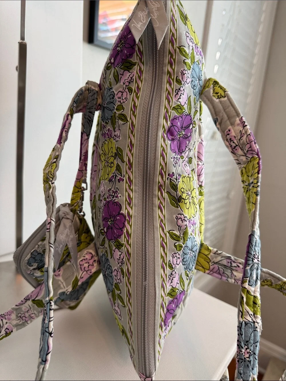 Vera Bradley Villager Tote & Wristlet Wallet Watercolor Floral